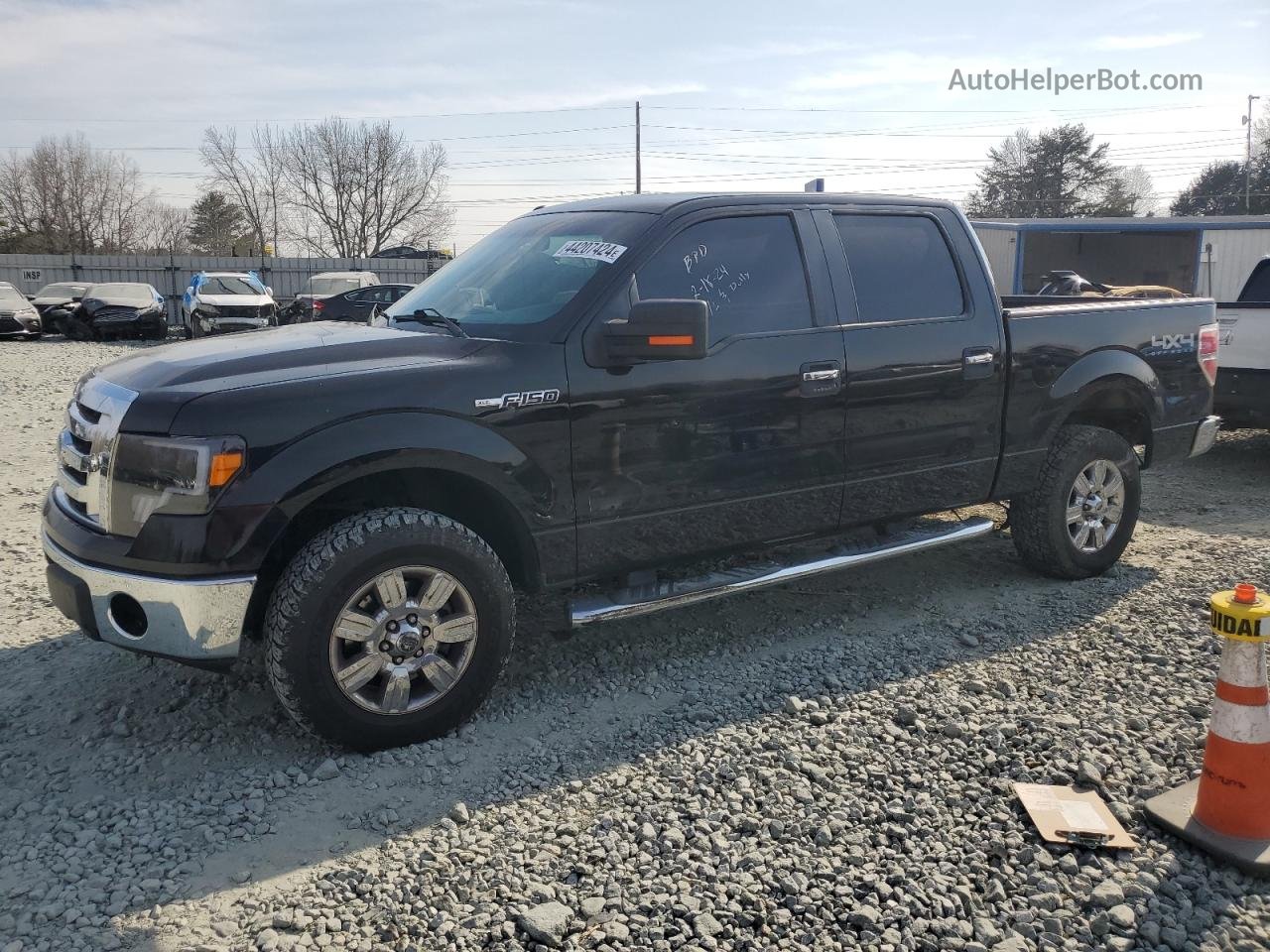 2011 Ford F150 Supercrew Black vin: 1FTFW1EF3BFD01356