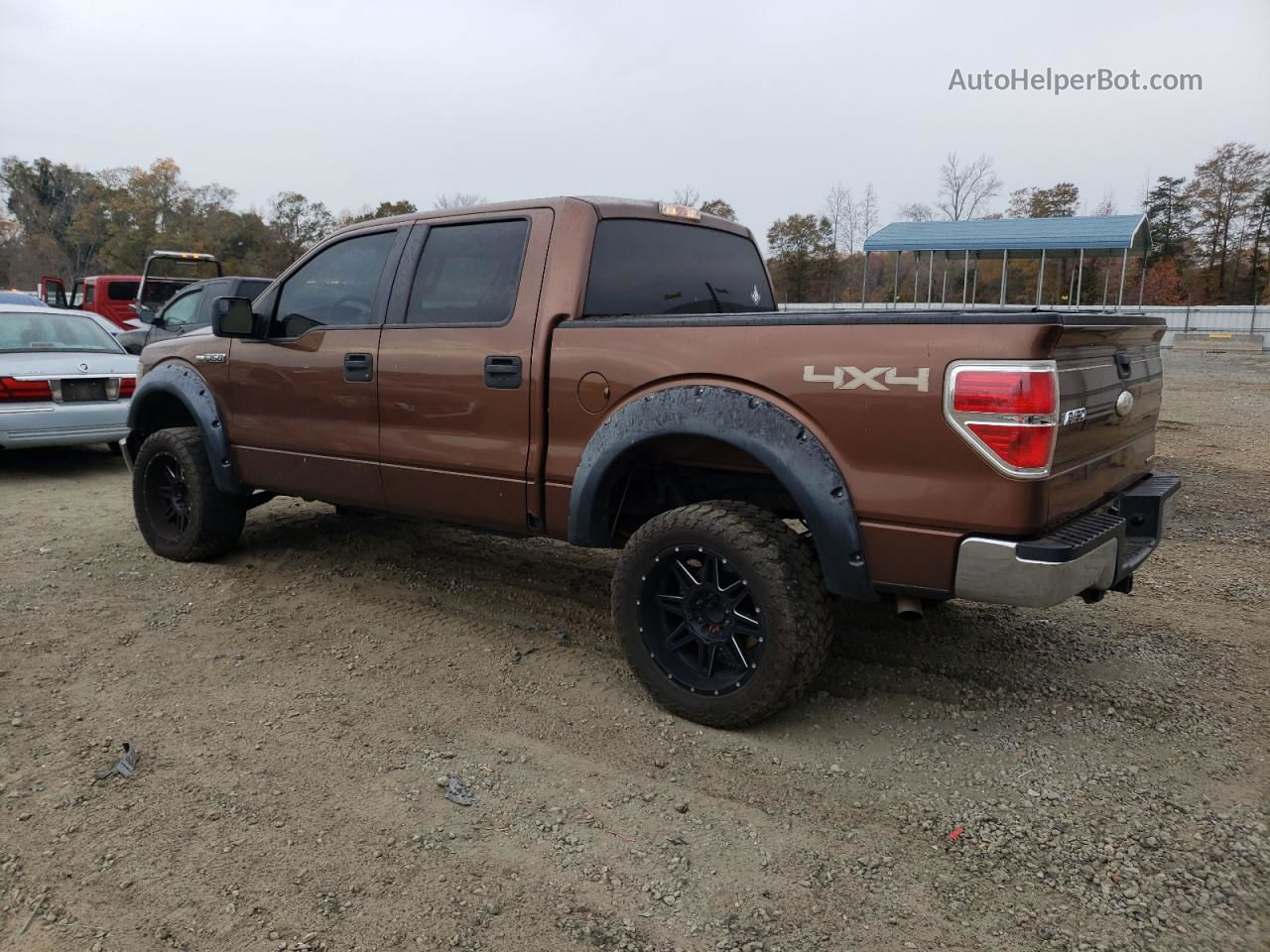 2011 Ford F150 Supercrew Brown vin: 1FTFW1EF3BKD36373