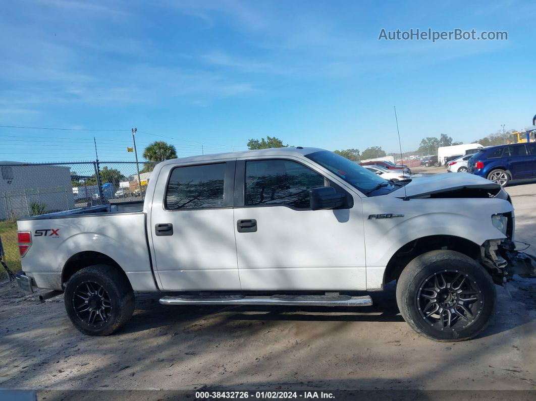 2014 Ford F-150 Stx White vin: 1FTFW1EF3EFA07993