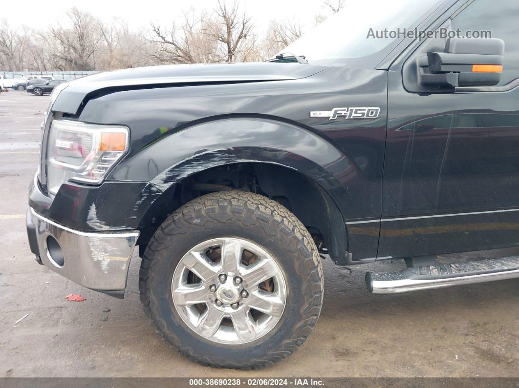 2014 Ford F-150 Xlt Black vin: 1FTFW1EF3EFA61441