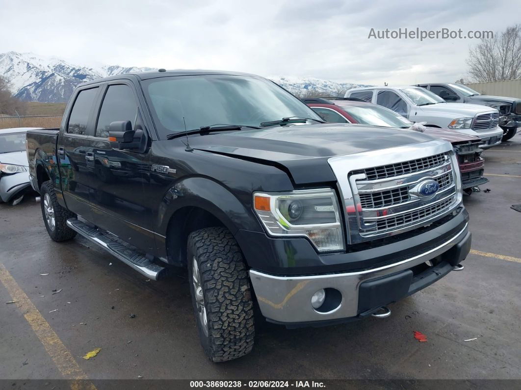 2014 Ford F-150 Xlt Black vin: 1FTFW1EF3EFA61441