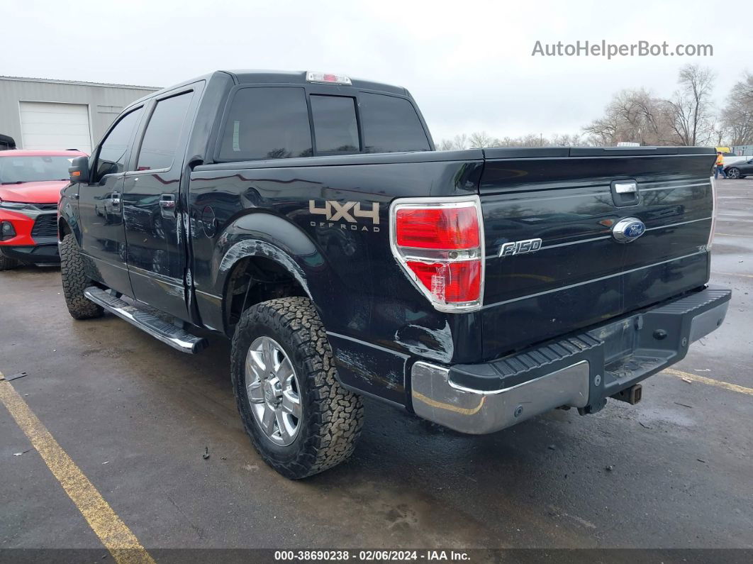 2014 Ford F-150 Xlt Black vin: 1FTFW1EF3EFA61441