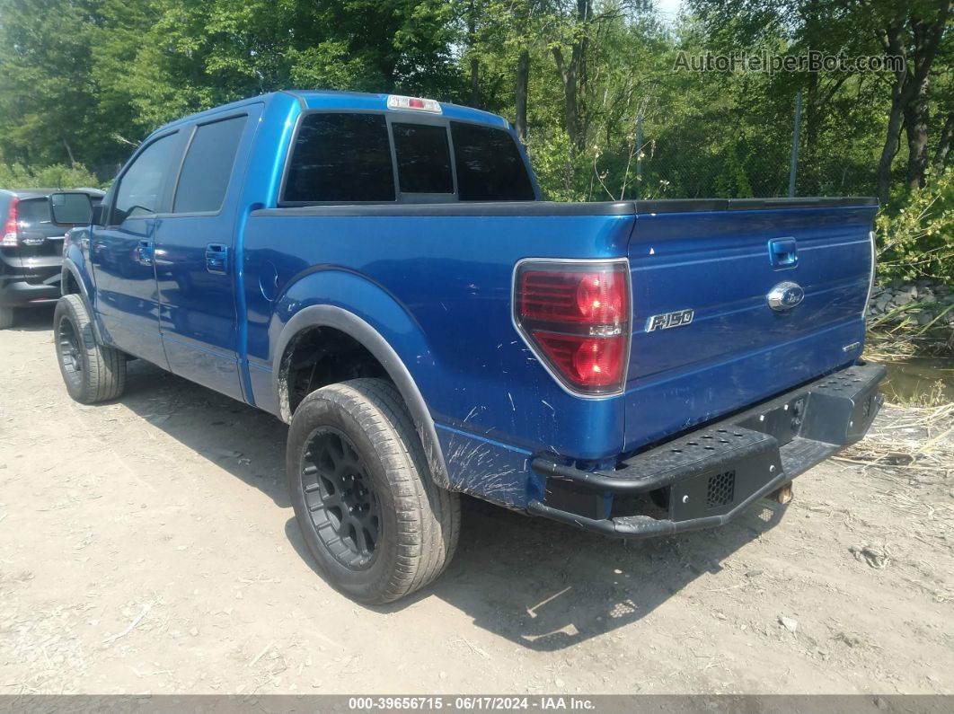 2014 Ford F-150 Fx4 Blue vin: 1FTFW1EF3EKD14488