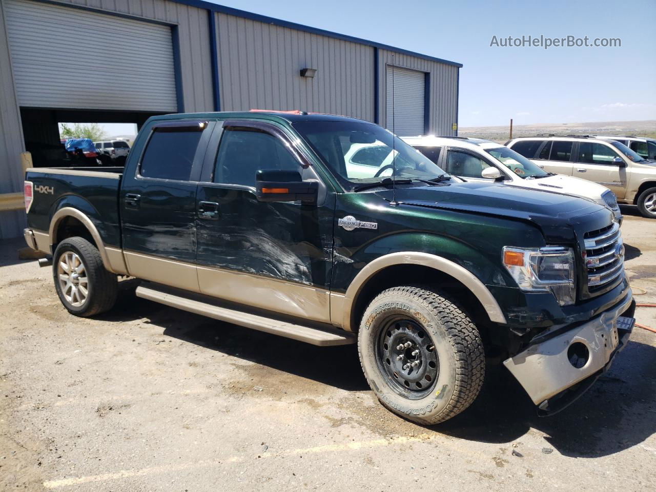 2014 Ford F150 Supercrew Green vin: 1FTFW1EF3EKD28830