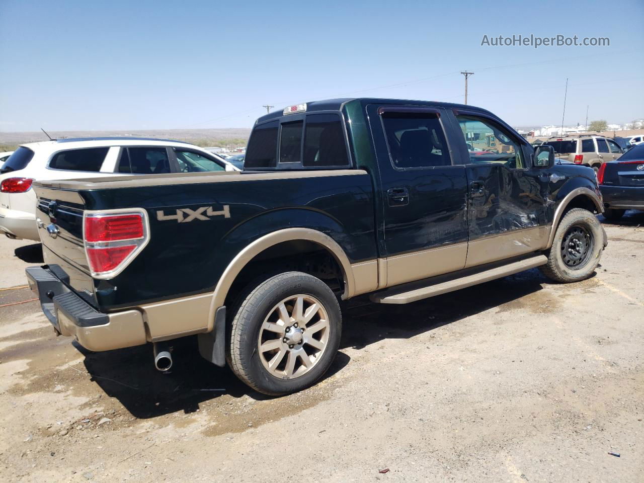 2014 Ford F150 Supercrew Green vin: 1FTFW1EF3EKD28830