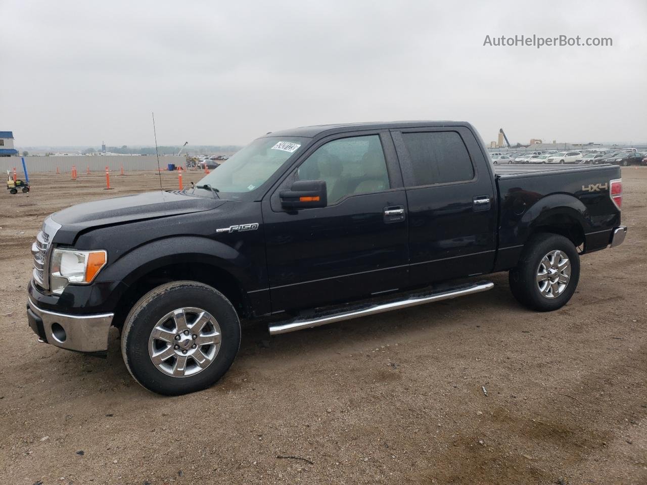 2014 Ford F150 Supercrew Черный vin: 1FTFW1EF3EKE08533