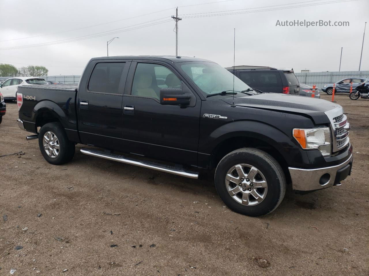 2014 Ford F150 Supercrew Black vin: 1FTFW1EF3EKE08533