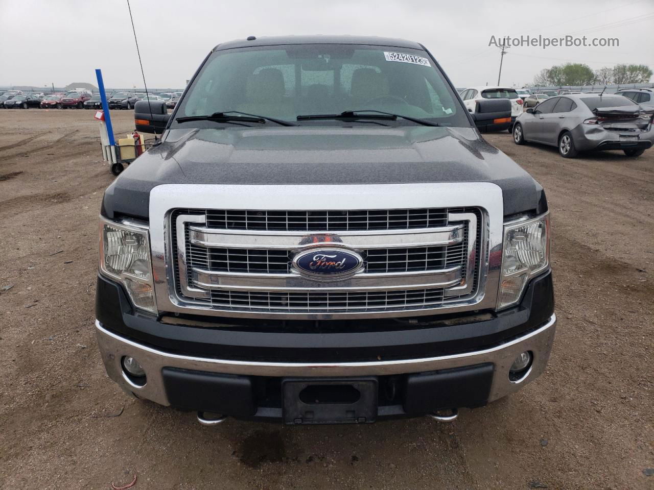 2014 Ford F150 Supercrew Black vin: 1FTFW1EF3EKE08533