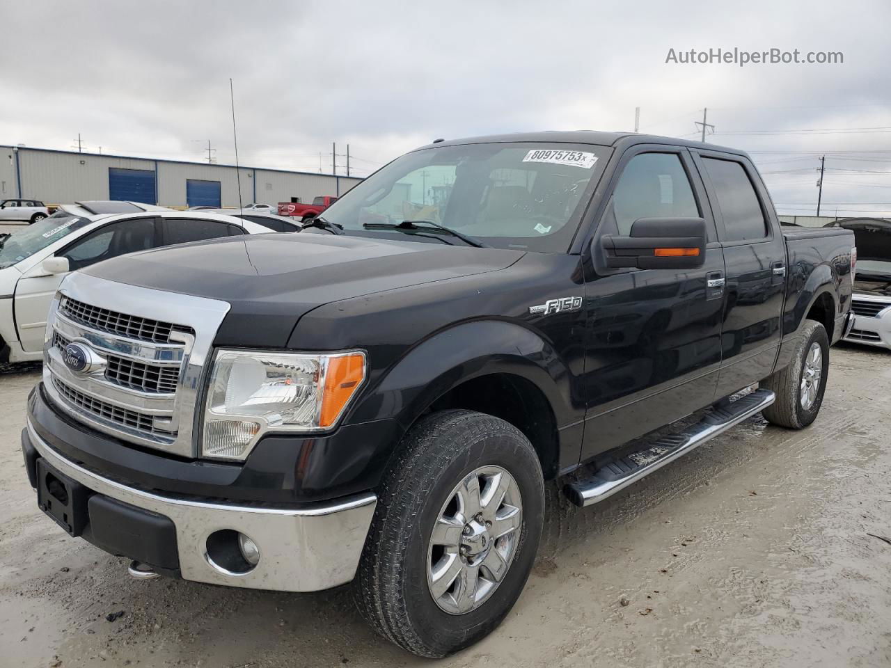 2014 Ford F150 Supercrew Black vin: 1FTFW1EF3EKE08533