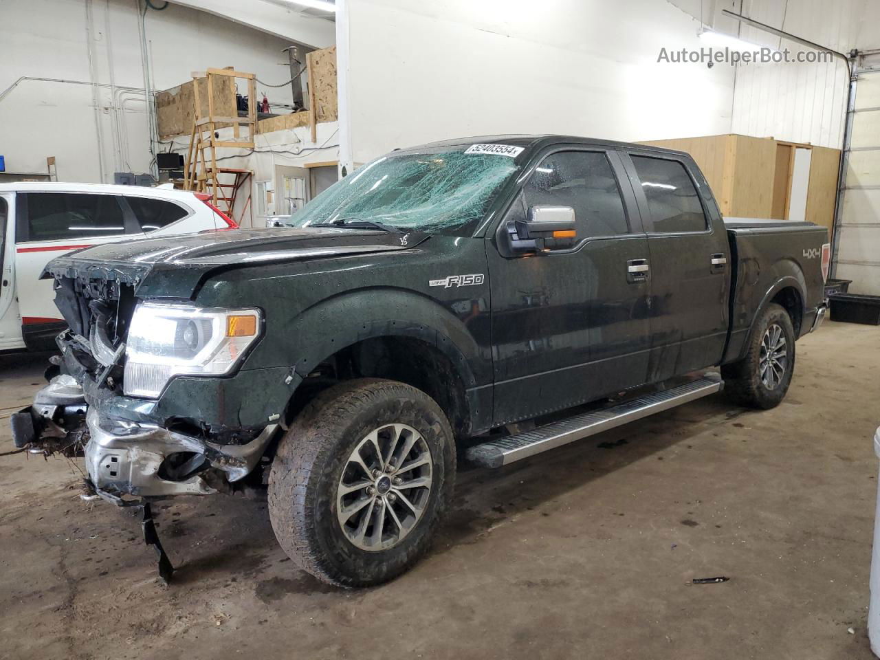 2014 Ford F150 Supercrew Green vin: 1FTFW1EF3EKF08597