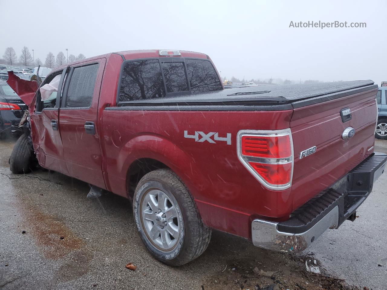 2014 Ford F150 Supercrew Red vin: 1FTFW1EF3EKF23682