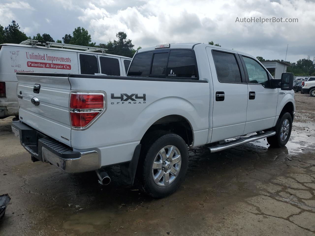 2014 Ford F150 Supercrew White vin: 1FTFW1EF3EKF40871