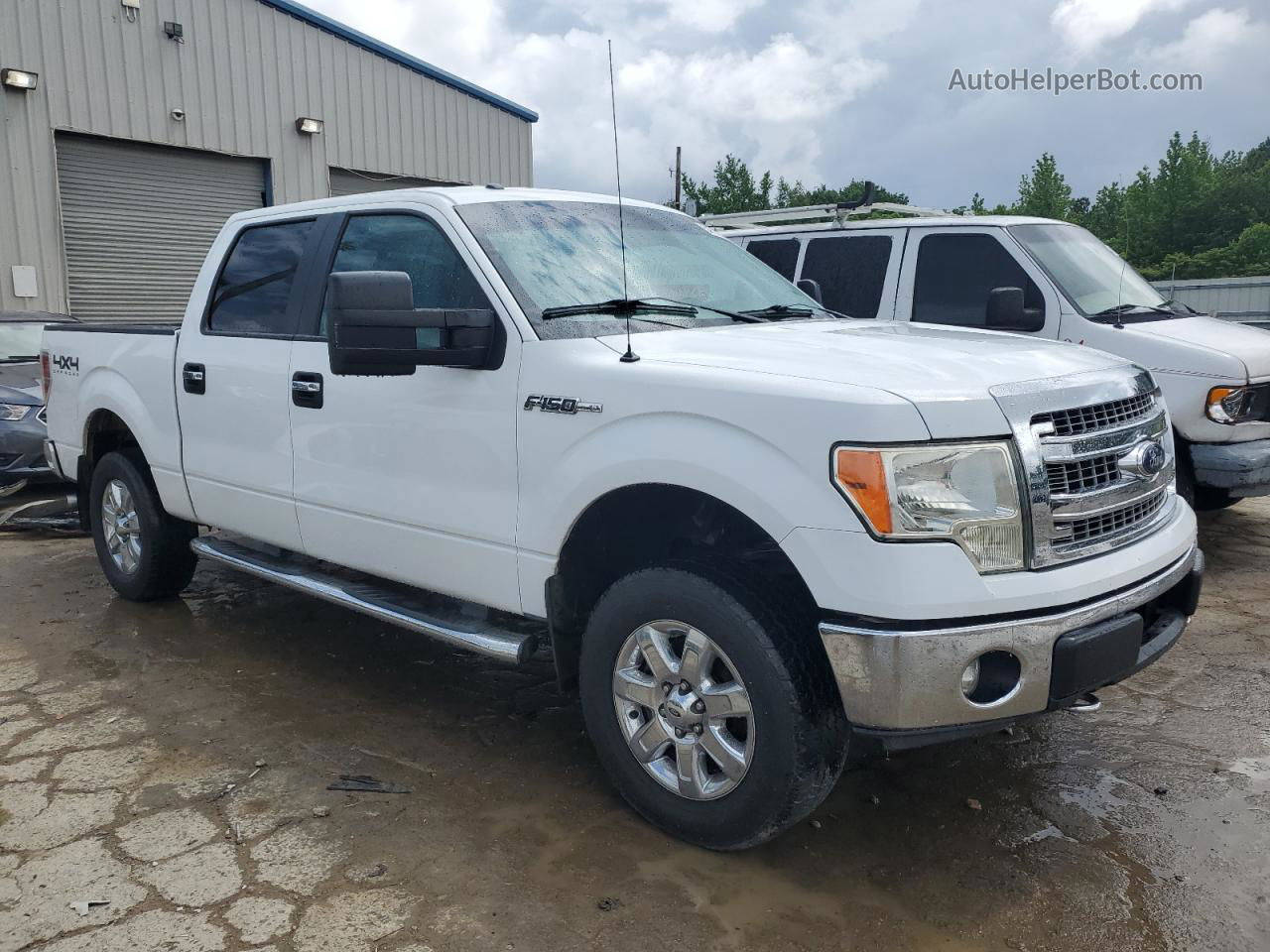 2014 Ford F150 Supercrew White vin: 1FTFW1EF3EKF40871