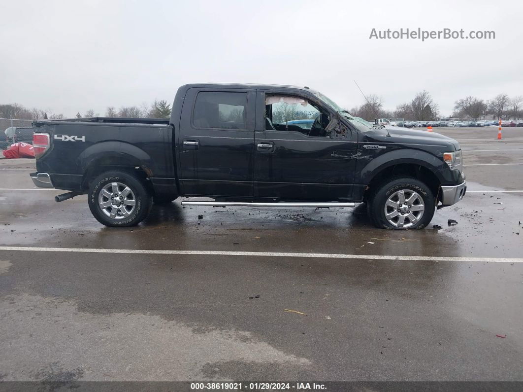 2014 Ford F-150 Xlt Black vin: 1FTFW1EF3EKF71778