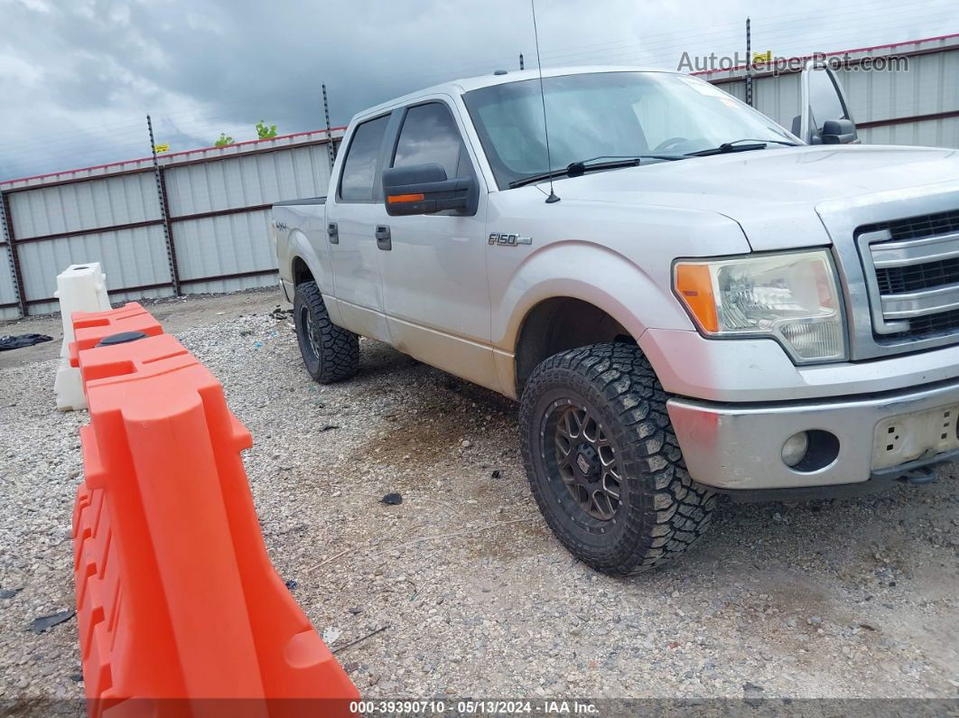 2014 Ford F-150 Xlt Silver vin: 1FTFW1EF3EKF79878