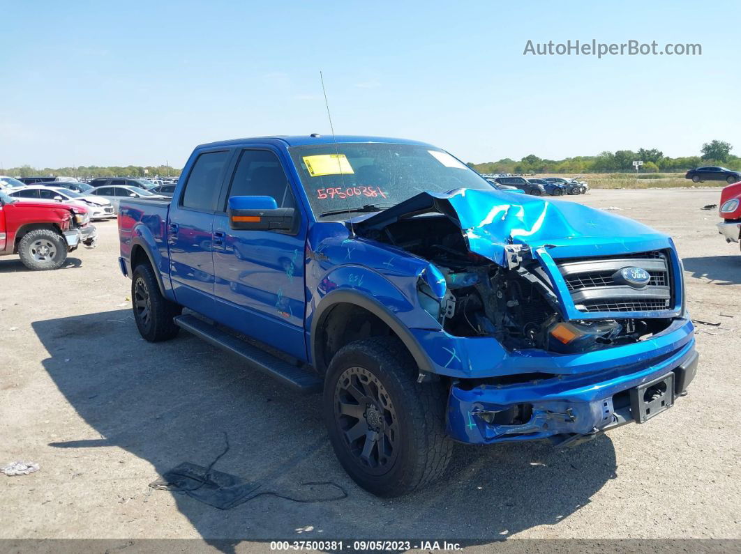 2014 Ford F-150 Xl/xlt/stx/fx4/lariat Синий vin: 1FTFW1EF3EKF96969