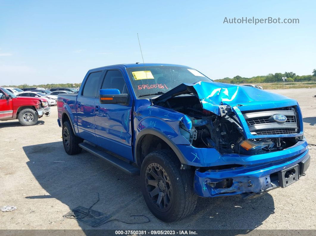 2014 Ford F-150 Xl/xlt/stx/fx4/lariat Синий vin: 1FTFW1EF3EKF96969