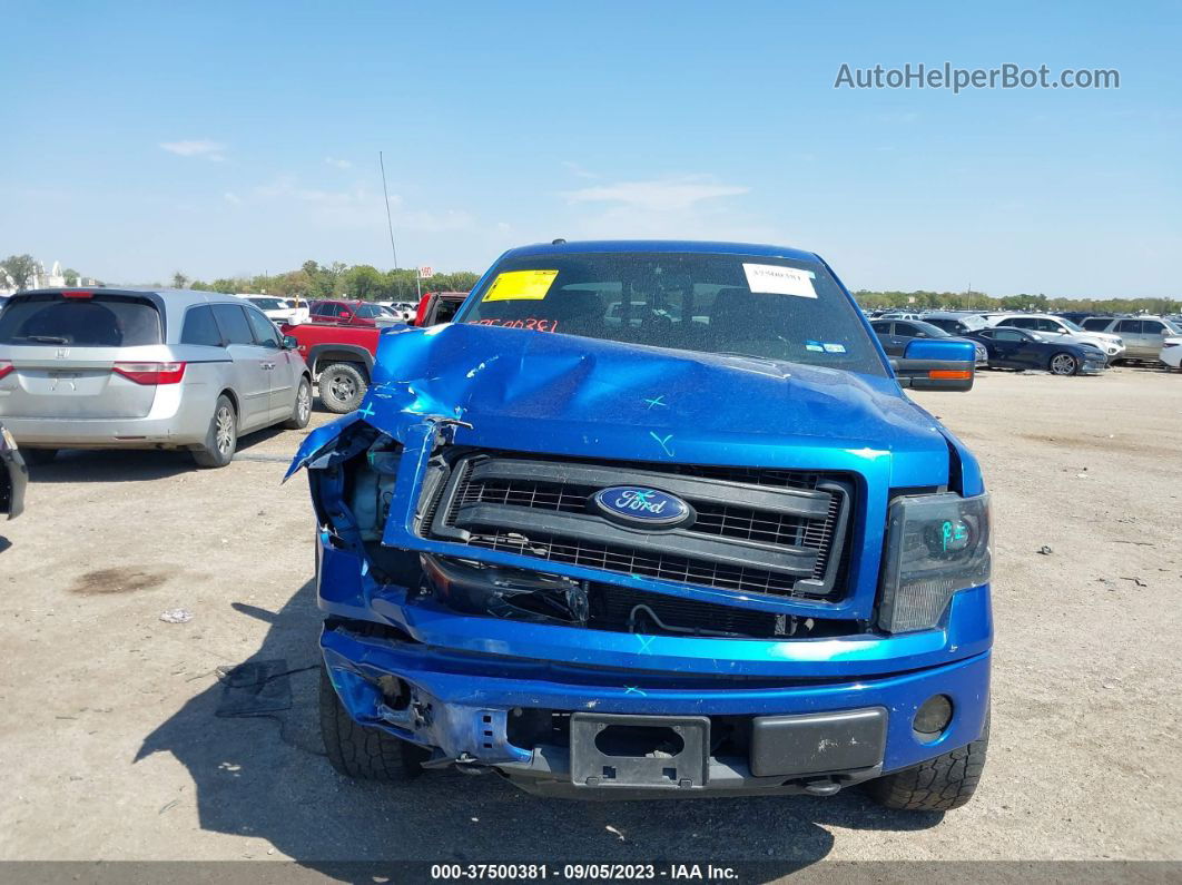 2014 Ford F-150 Xl/xlt/stx/fx4/lariat Blue vin: 1FTFW1EF3EKF96969