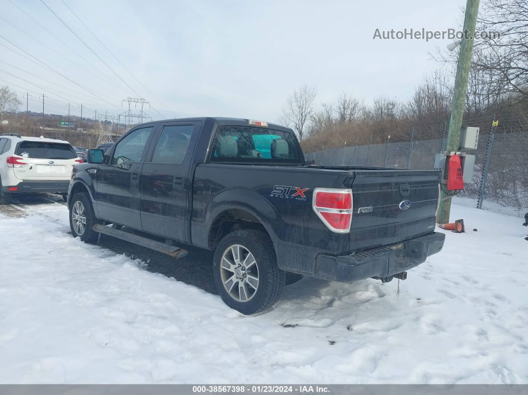 2014 Ford F-150 Stx Black vin: 1FTFW1EF3EKG40288