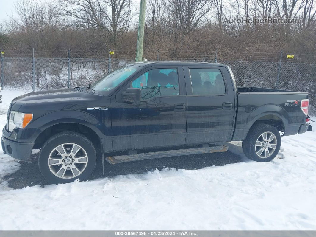 2014 Ford F-150 Stx Black vin: 1FTFW1EF3EKG40288