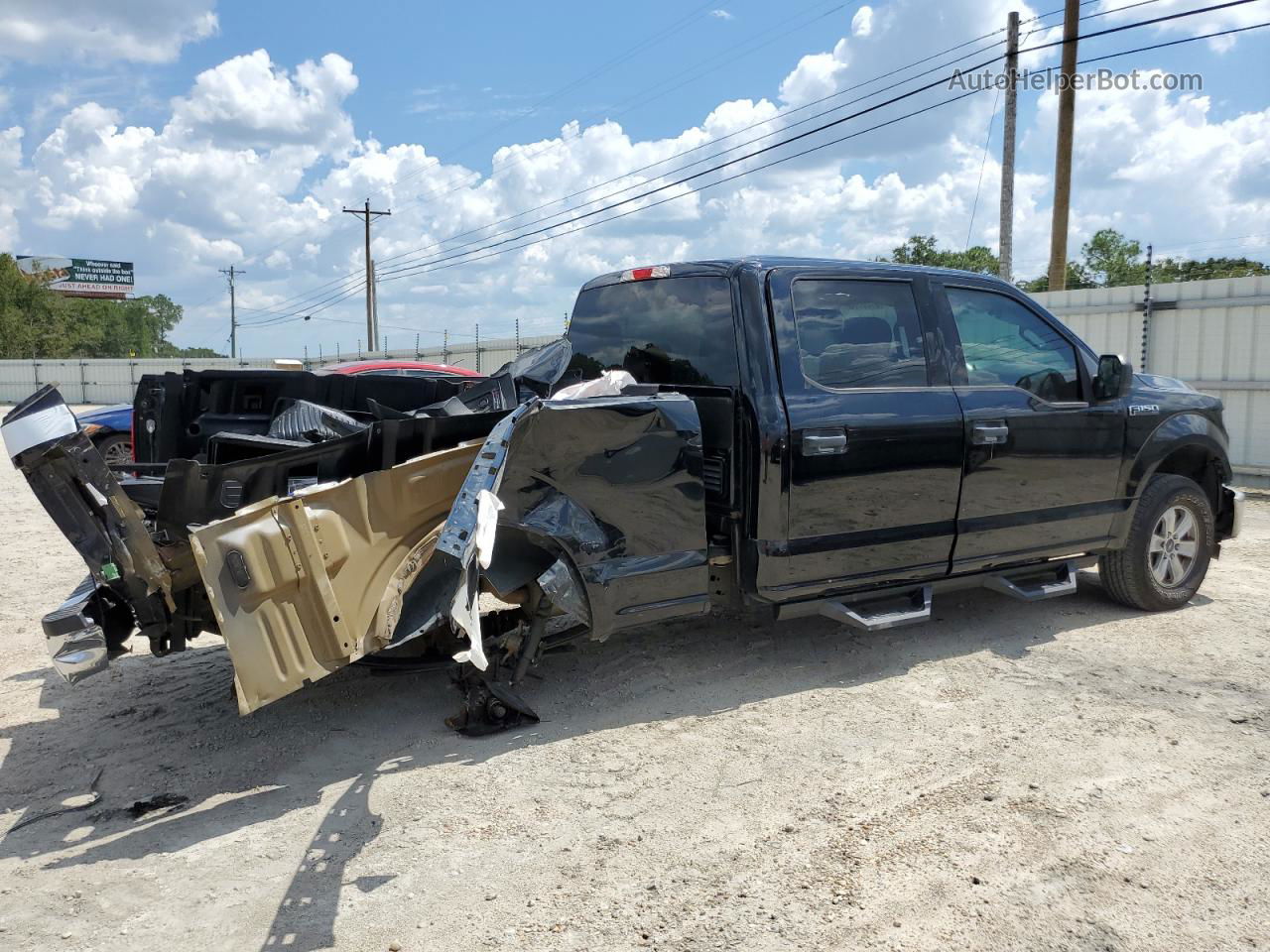 2017 Ford F150 Supercrew Black vin: 1FTFW1EF3HKE28964