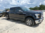 2017 Ford F150 Supercrew Black vin: 1FTFW1EF3HKE28964