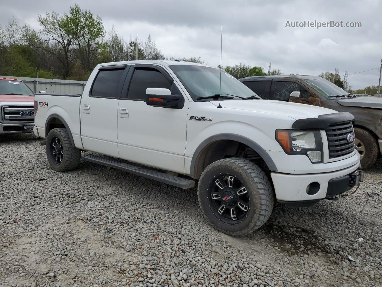 2011 Ford F150 Supercrew Белый vin: 1FTFW1EF4BFA32672