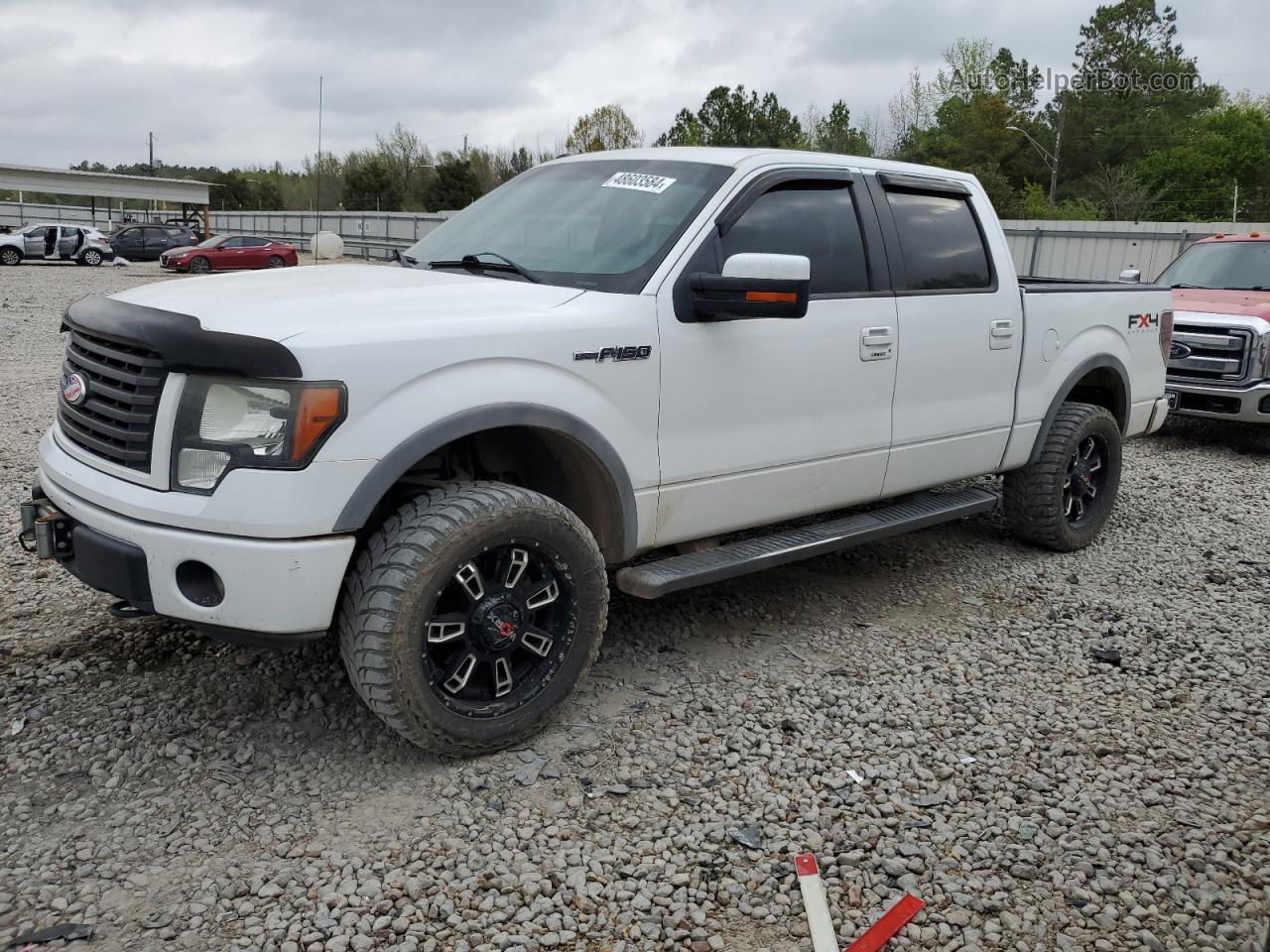 2011 Ford F150 Supercrew Белый vin: 1FTFW1EF4BFA32672