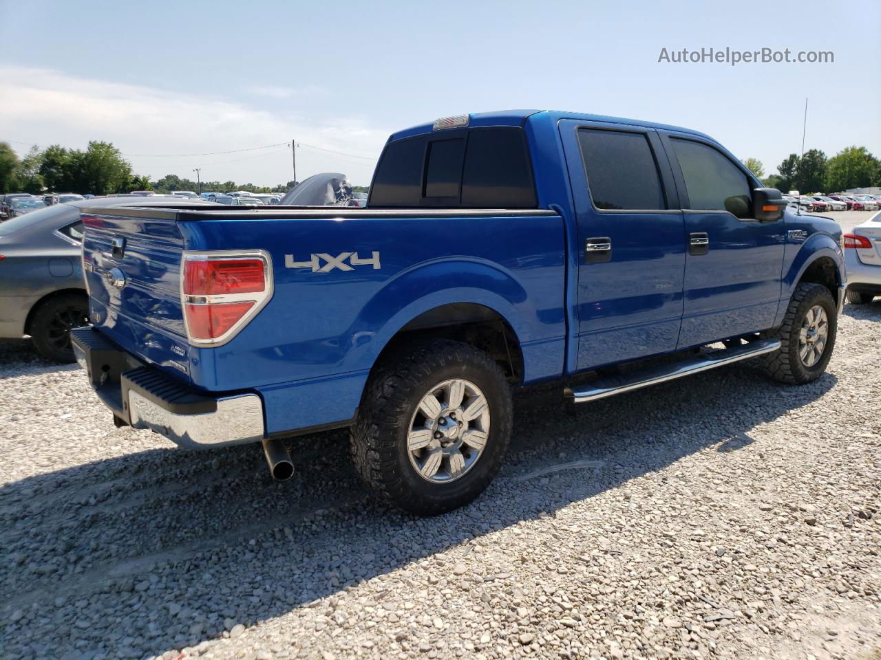 2011 Ford F150 Supercrew Blue vin: 1FTFW1EF4BFD09188