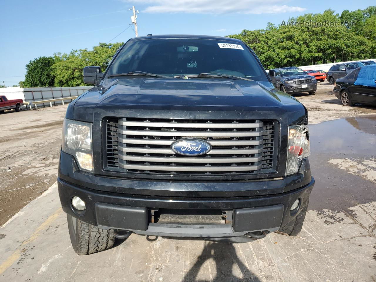 2011 Ford F150 Supercrew Black vin: 1FTFW1EF4BKD75554