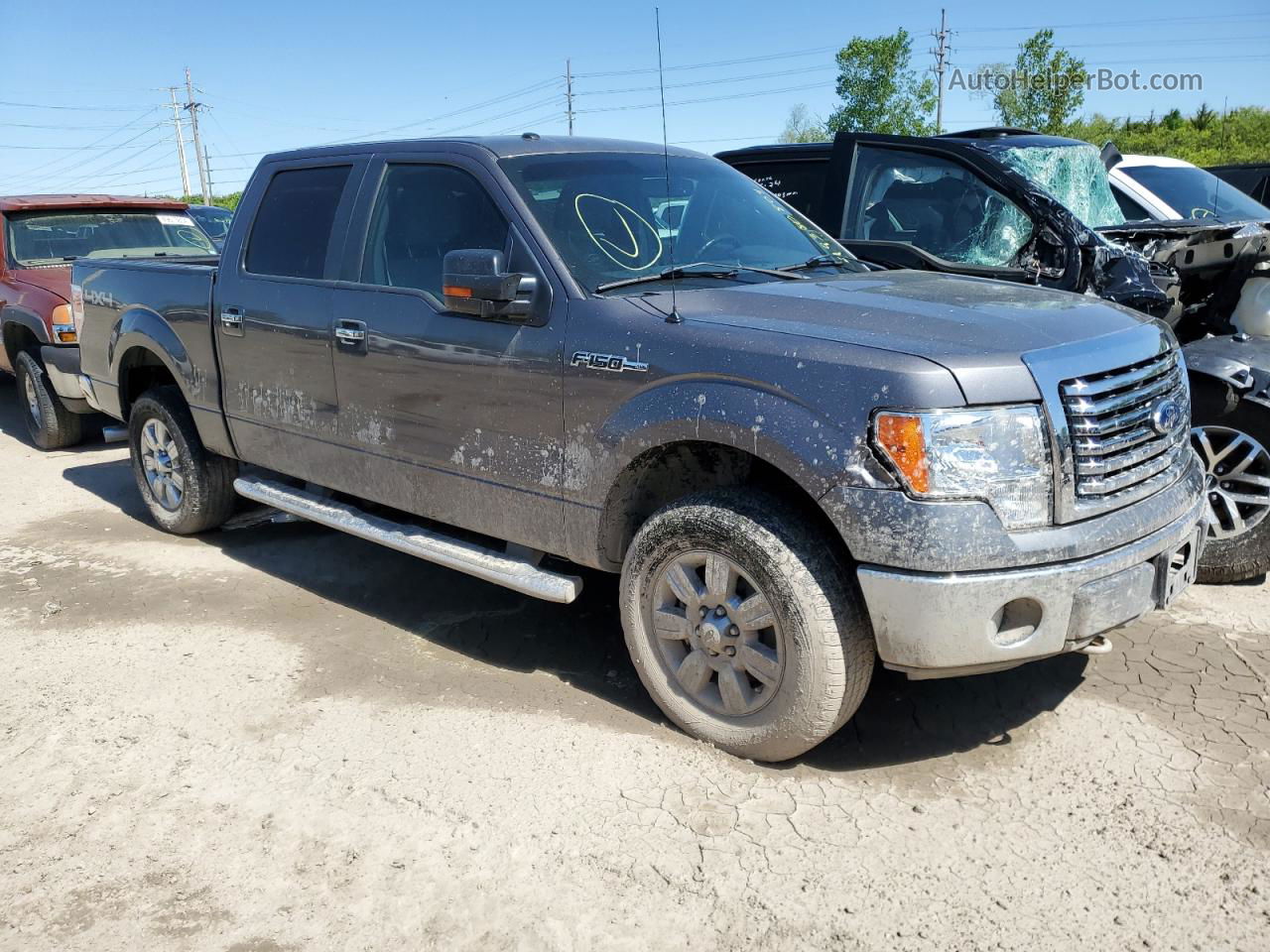 2011 Ford F150 Supercrew Угольный vin: 1FTFW1EF4BKE16667