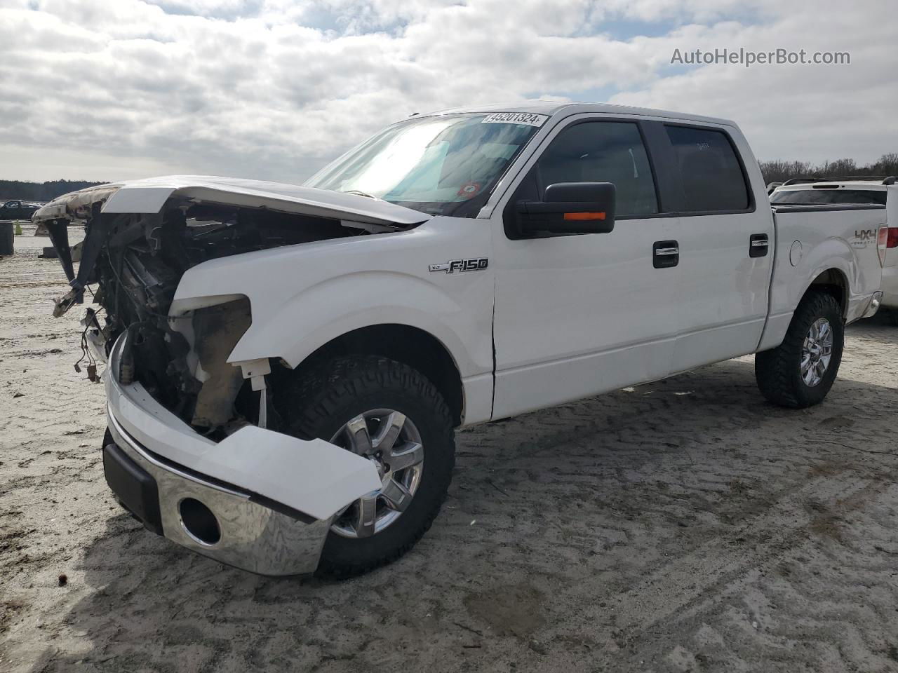 2014 Ford F150 Supercrew White vin: 1FTFW1EF4EFA24396