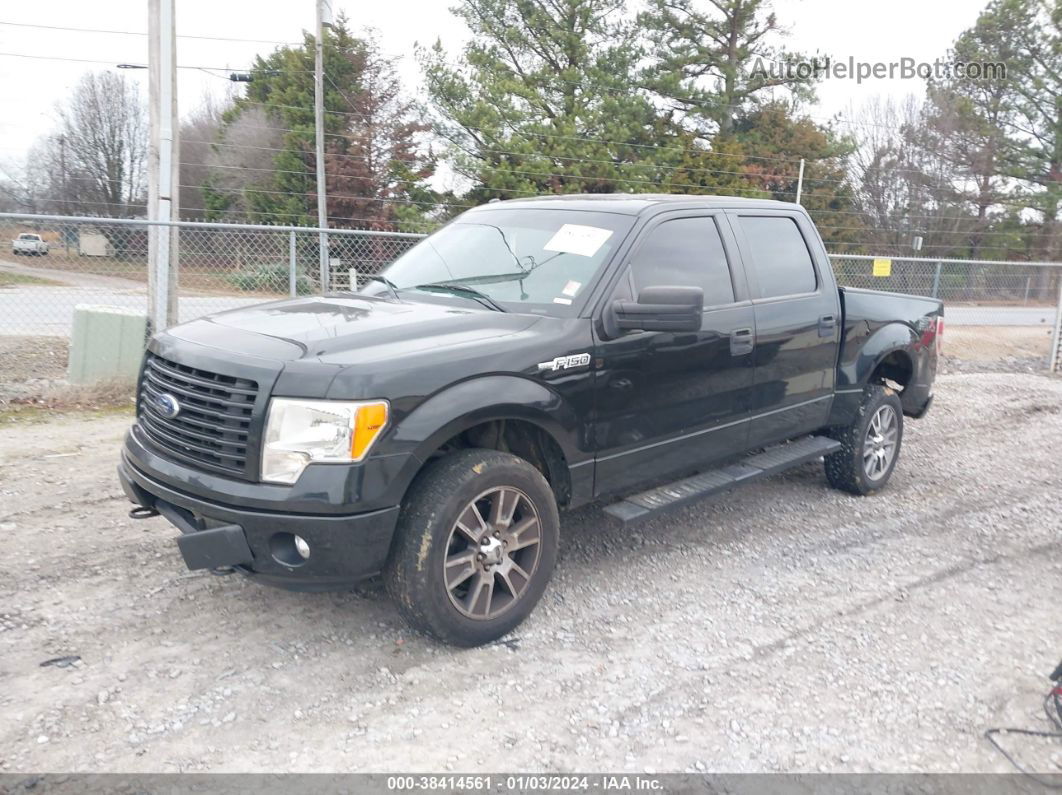 2014 Ford F-150 Stx Black vin: 1FTFW1EF4EKD35902