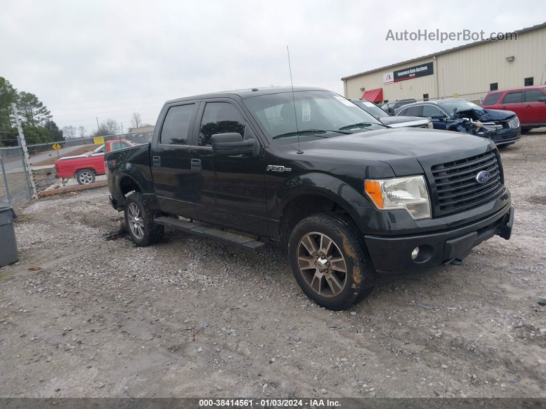 2014 Ford F-150 Stx Black vin: 1FTFW1EF4EKD35902