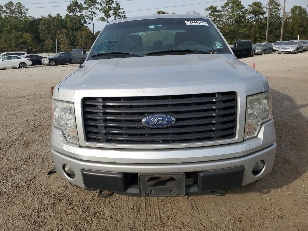 2014 Ford F150 Supercrew Silver vin: 1FTFW1EF4EKF87262