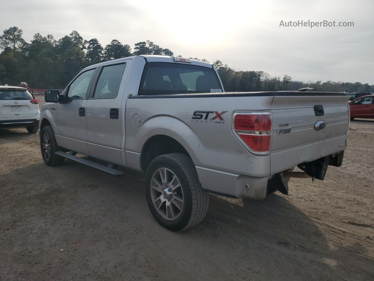 2014 Ford F150 Supercrew Silver vin: 1FTFW1EF4EKF87262