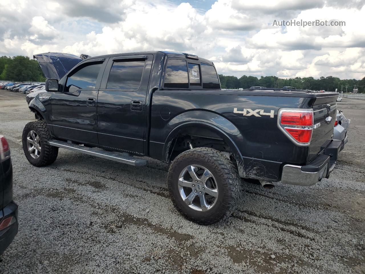 2014 Ford F150 Supercrew Black vin: 1FTFW1EF4EKG29574