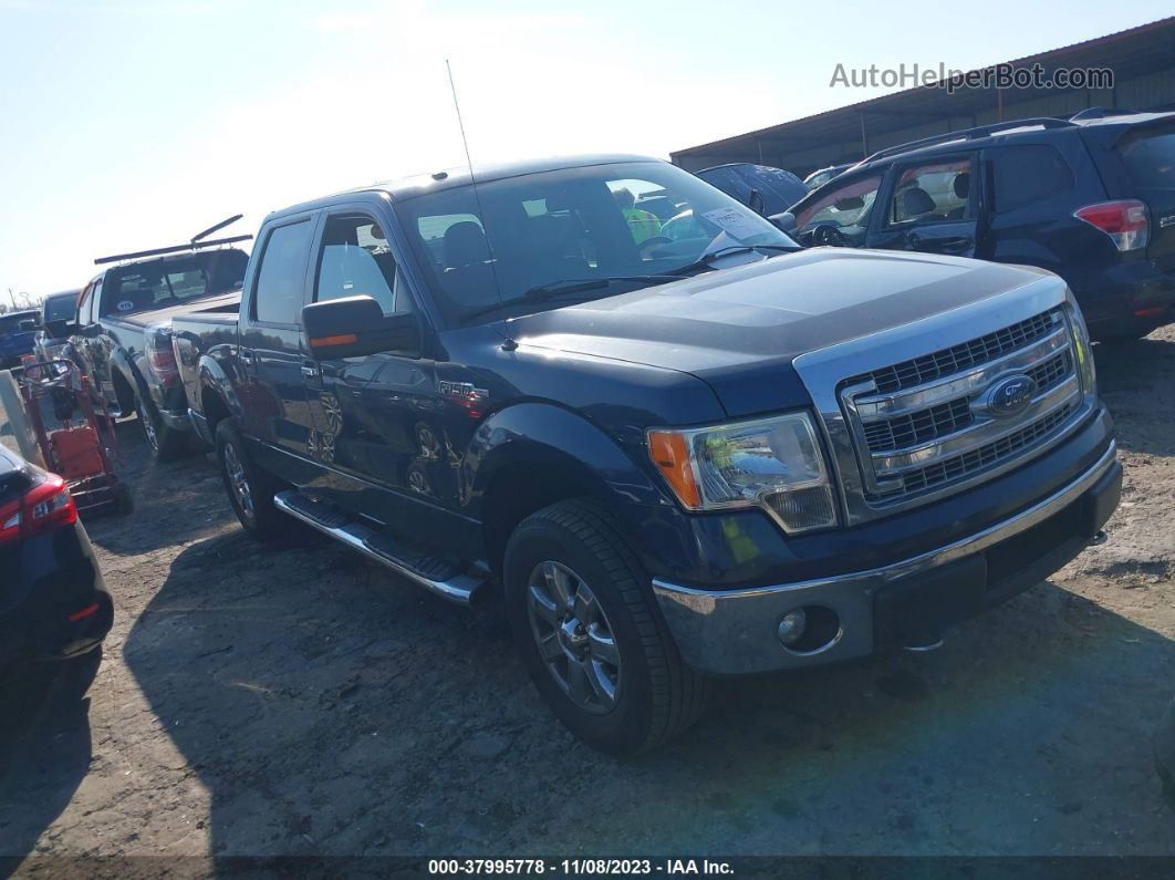 2014 Ford F-150 Xlt Blue vin: 1FTFW1EF4EKG40574