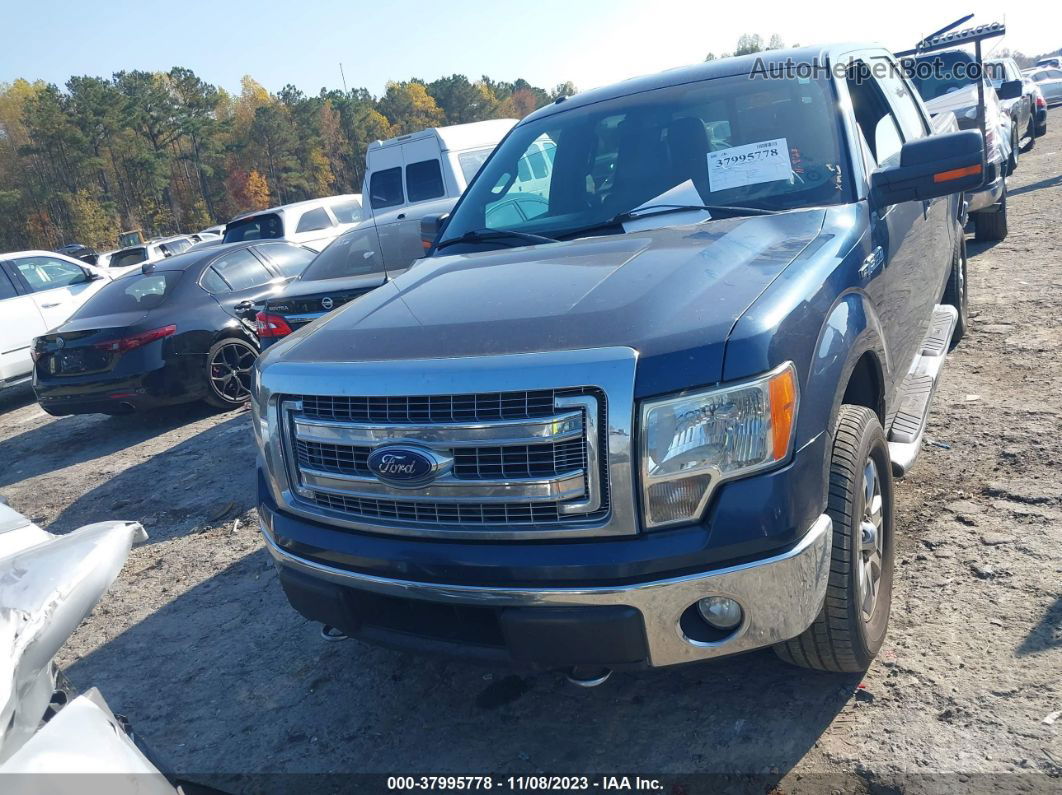 2014 Ford F-150 Xlt Синий vin: 1FTFW1EF4EKG40574