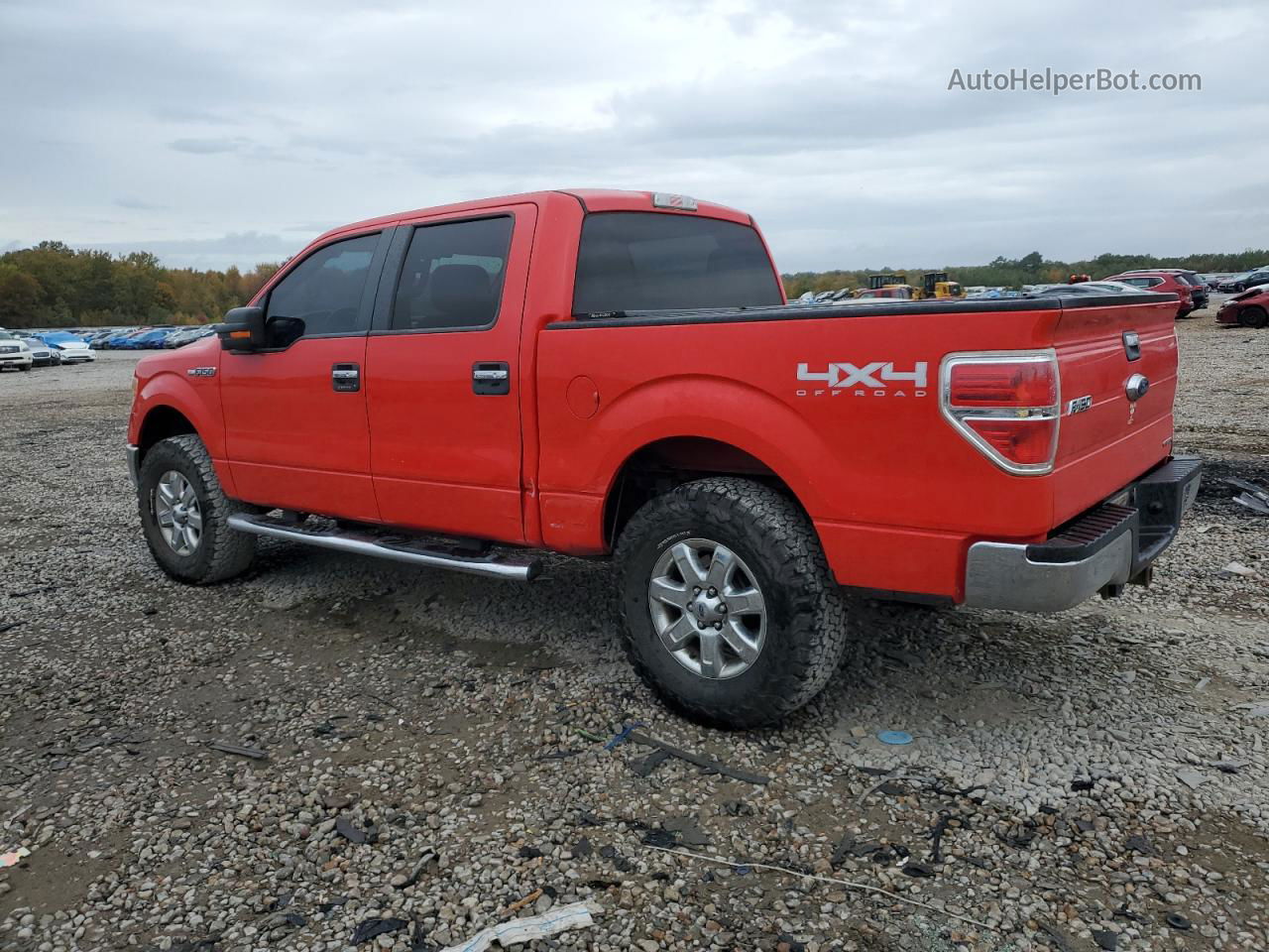 2014 Ford F150 Supercrew Красный vin: 1FTFW1EF4EKG41899