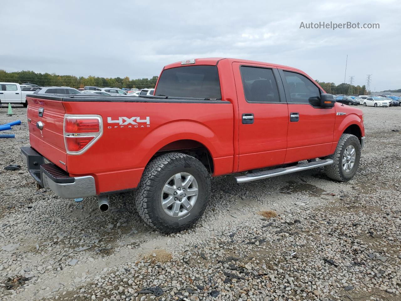 2014 Ford F150 Supercrew Red vin: 1FTFW1EF4EKG41899