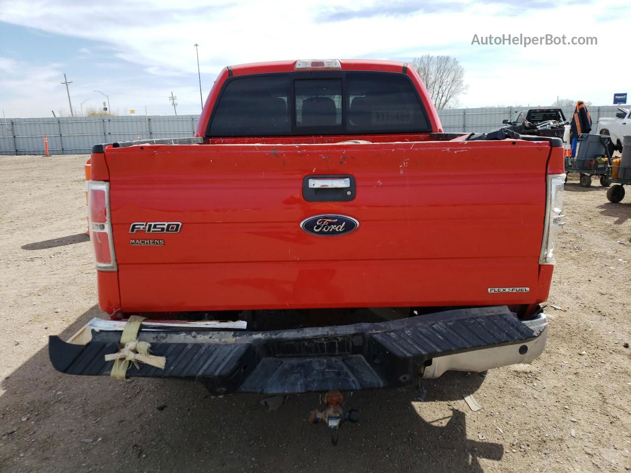 2011 Ford F150 Supercrew Red vin: 1FTFW1EF5BFA42353