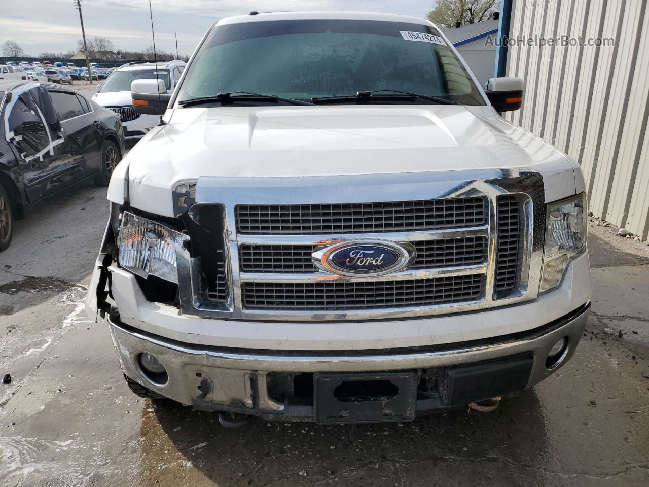 2011 Ford F150 Supercrew White vin: 1FTFW1EF5BFA70203