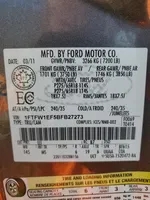 2011 Ford F150 Supercrew Gray vin: 1FTFW1EF5BFB27273