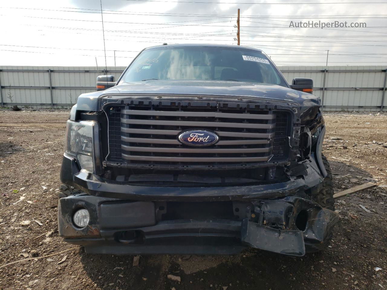 2011 Ford F150 Supercrew Black vin: 1FTFW1EF5BKD74865