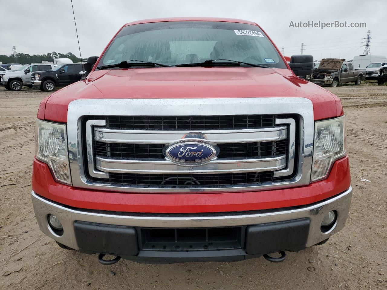 2014 Ford F150 Supercrew Red vin: 1FTFW1EF5EKD12032