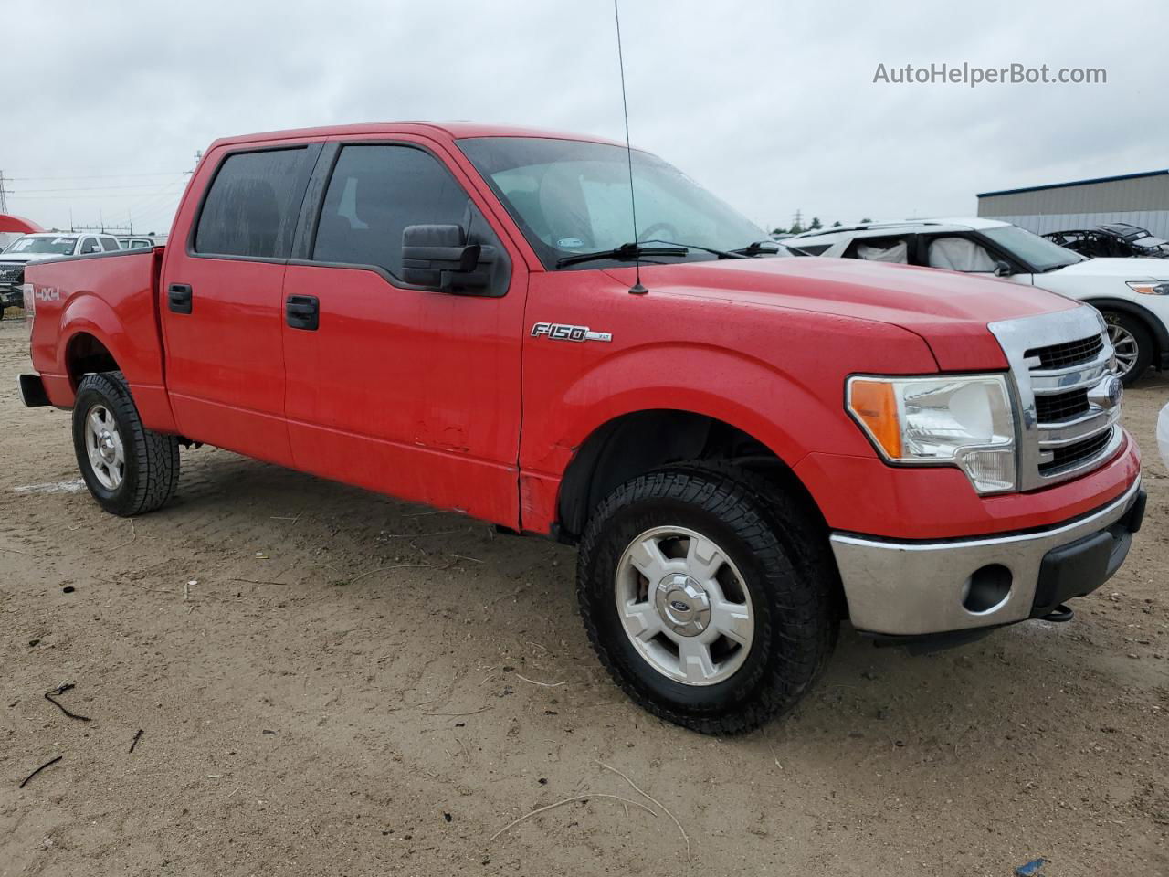 2014 Ford F150 Supercrew Red vin: 1FTFW1EF5EKD12032