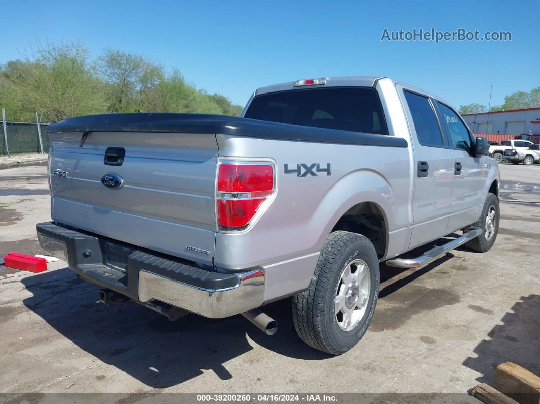 2014 Ford F-150 Xlt Silver vin: 1FTFW1EF5EKD75843