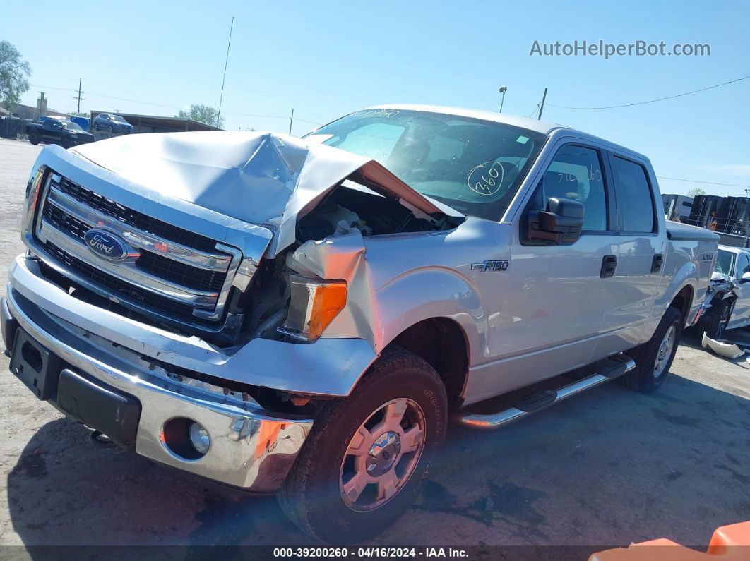 2014 Ford F-150 Xlt Серебряный vin: 1FTFW1EF5EKD75843