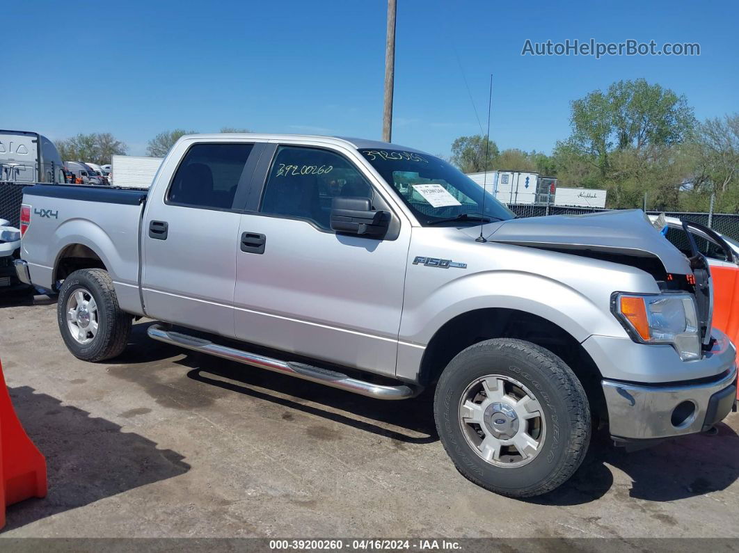 2014 Ford F-150 Xlt Silver vin: 1FTFW1EF5EKD75843